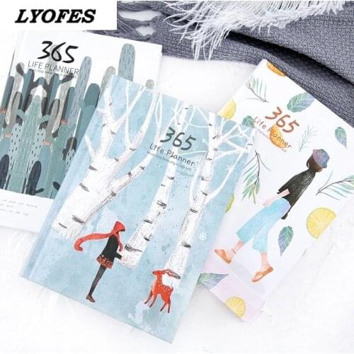 365 Day Cute List Diary NoteBook Planner Colorful Inner Page Notepad Daily weekly planner Yearly Agenda School Office Stationery
