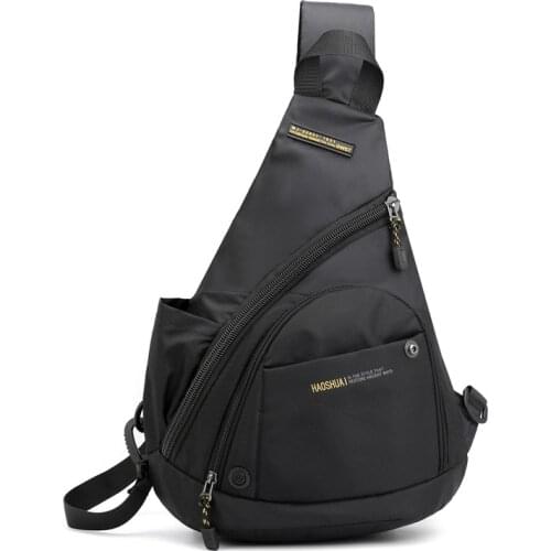 Men Sling Backpack One Shoulder Bags Boy Student School Bag University Work Chest Bags Travel Versatile Pocket 2020 New iPAD Bag