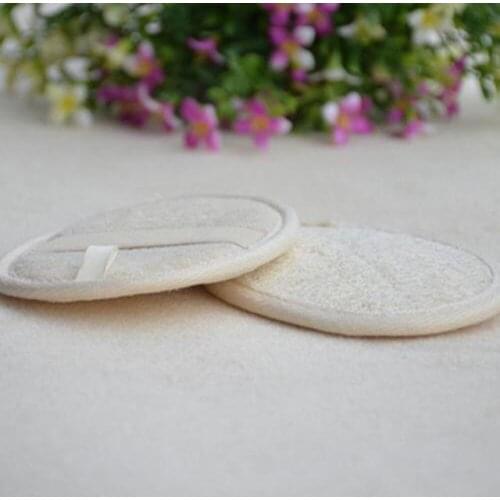 Natural Loofah Bath Shower Sponge Body Scrubber Exfoliator Washing Pad Bathroom Accessories 15*10cm Lightweight Durable