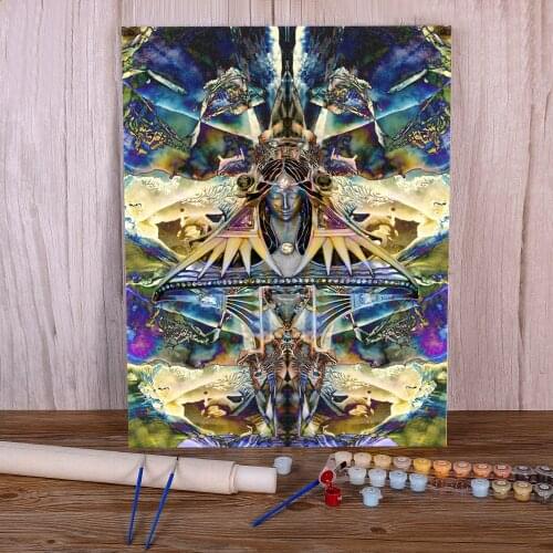 Landscape Art Nouveau. Remix1 DIY Paint By Numbers Kit Oil Paints 50*70 Oil Painting Home Decor Kids Wholesale Drawing