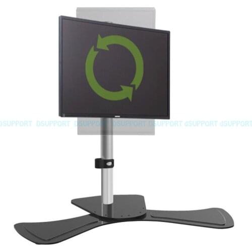 15"-27" LCD LED Lift Rotary Monitor Holder Arm Full Motion Computer Desktop Stand Bracket Loading 8kgs