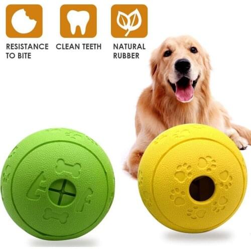 Polo Pet Treat Dispensing Rubber Ball for Mental Games and Simple Dog Training Toy Great Way to Stimulate Puppy Slow Down Eating