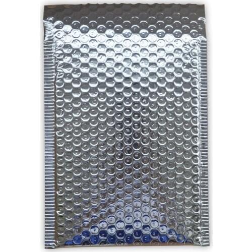 10 Pcs Silver Self Seal Mailing Bag,Bubble Mailer,Envelope Courier Packaging,Shipping Envelopes,15*18+4 Cm