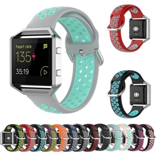 23mm Silicone Band For Fitbit Blaze Soft Bracelet Replacement Wrist Strap For Fitbit Versa 2 / Versa / Versa lite Smart Watch