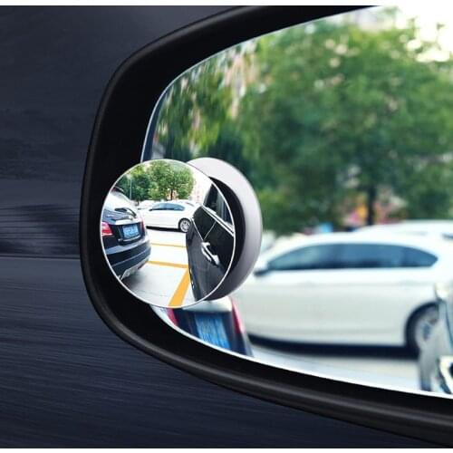 1pc HD wide-angle adjustable rear view convex mirror blind spot frameless mirror for Infiniti FX-series Q-series QX-series Coupe