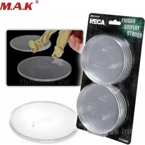 10pcs 1/12 Transparent Display Stands Base Support Model Props Accessories For 6inches Action Figure Toys Dolls Collectibles