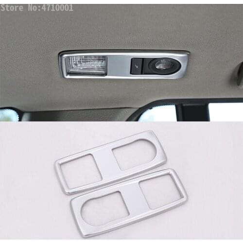ABS Chrome Rear Reading Light Frame Cover Trim Stickers Car Styling Accessory For BMW X3 F25 X4 F26 2011-2017 X1 F48 2010-2015