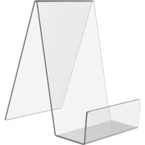 6 Pcs Acrylic Book Stand,Clear Acrylic Display Stand, Clear Holder for Displaying Pictures,Jewelry,Watch Display Stand