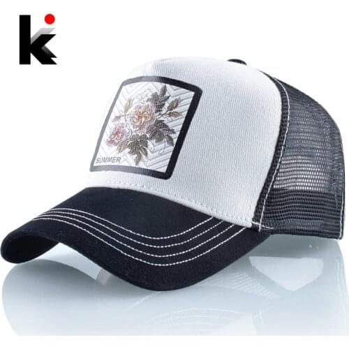 Mens Dad Hats Summer Mesh Baseball Caps Women Outdoor Breathable Visor Cap Men Streetwear Hip Hop Trucker Bones Casquette Hats