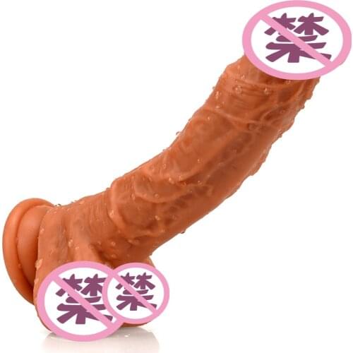 Large Realistic Silicone Penis Dildo Sex Toy for Women Masturbator Sex Dildo with Suction Cup Big Dick Cock Erotic Accessories