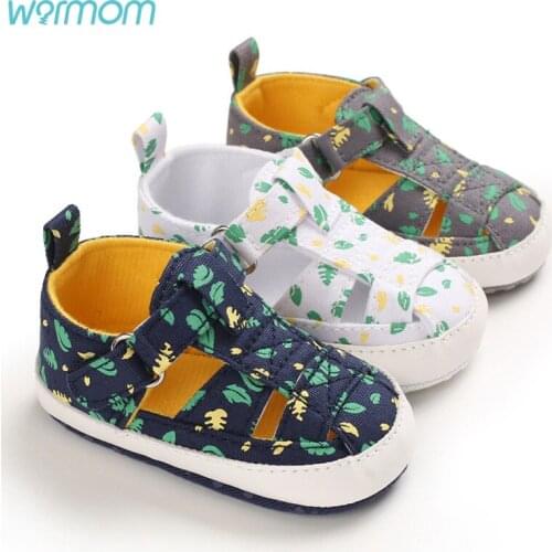 Warmom Kids First Walkers Infant Newborn Baby Boy Girl Soft Sole Cotton Anti-slip Shoes Sneaker Prewalker Patchwork Shoes 0-1Y