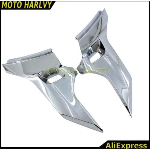 Chrome Motorcycle Side Cover Fairing Protectors Moto Frame Decoration case for Honda Goldwing GL1800 2012 2013 2014 2015