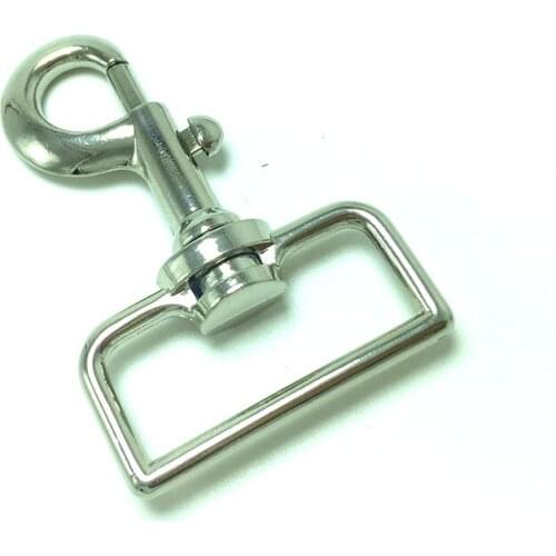 70x38 mm Square Eye Swivel Bolt Snap Hook Diving Clip Marine Yacht Rigging Hardware for Diving Set of 2