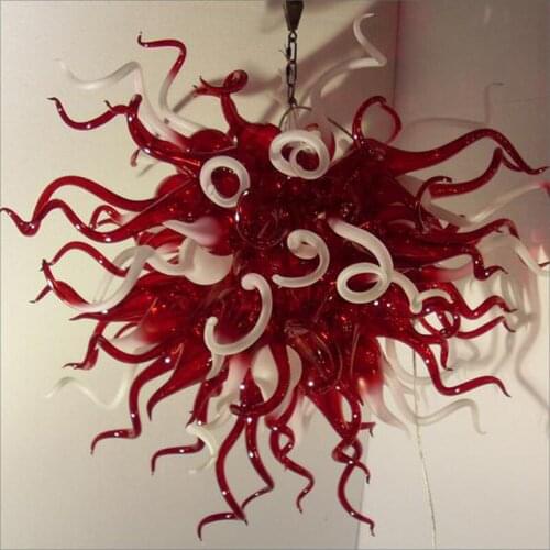 Mini Size Elegant Beautiful Hand Blown Glass Villa Lighting Chandelier for Dining Room