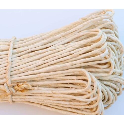 8 Meters Natural Real Corn Skin Material Home Handmade Weaving DIY Crafts Baset Chair Table Furniture Rope Decoration