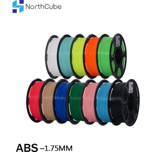 NORTHCUBE ABS Filament 3D Printer Filament 1.75mm 1kg Printing Materials 3D Plastic Printing Filament