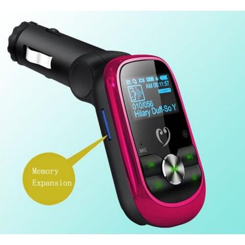 New Bluetooth Handsfree CarKit For Smart Phone Bluetooth FM Transmitter MP3 Player Car Kit Charger