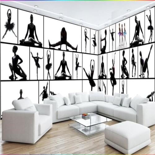 Beibehang Large-scale wallpaper murals custom-made any size billiards billiards sexy beauty club gym tooling background wall