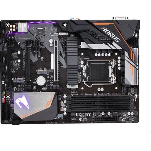 Desktop original motherboard for Gigabyte B360 AORUS GAMING 3 LGA 1151 DDR4 64GB USB2.0 USB3.1 used computer motherboards