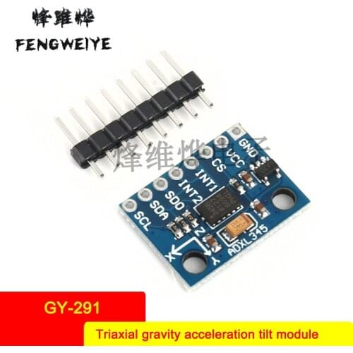 Panel GY-291 ADXL345 Digital Triaxial Gravity Acceleration Slope Module Code