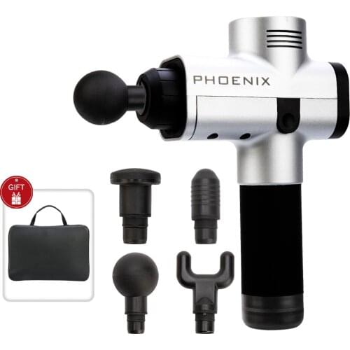 Phoenix A2 Muscle Massage Gun Deep Tissue Massager Therapy Gun Exercising Muscle Pain Relief Body Shaping With Bag