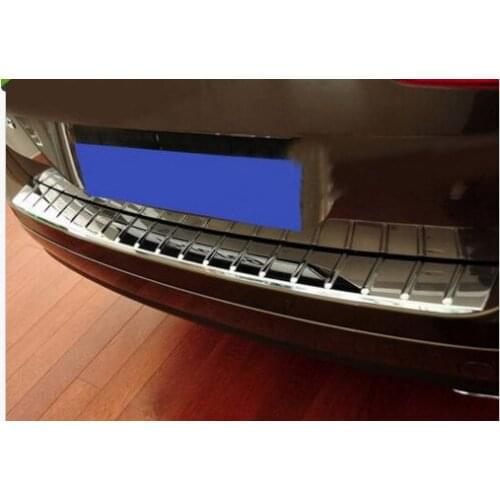 Abs Rear Bumper Sill/Protector Plate Steel cover FOR VW Touareg 2011 2012 2013