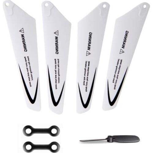 R/C Helicopter S5 Main Blade Tail Blade Connect Buckle Spare Part Kit For Syma S5 Helicopter Propeller Blade Accessories