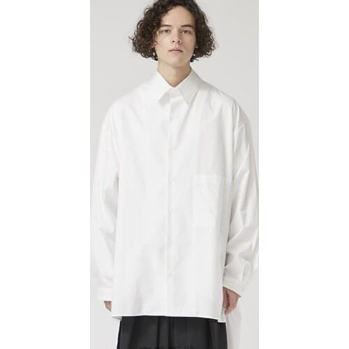S-5XL 2020 New Mens clothing GD Hair Stylist Asymmetric button up Shirt Stage plus size singer costumes