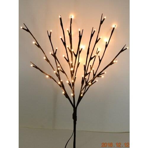 Free Shipping LED Battery Branch Light 20" 60LED Christmas branch light wedding table decoration branch twig light