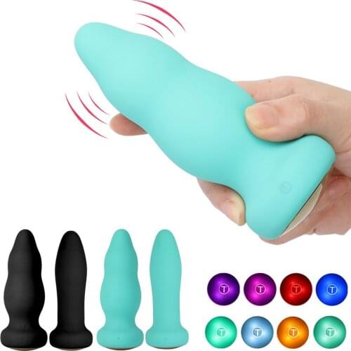 LED Smooth Anal Beads Dildo Vibrator Prostate Massager Charging Anal Vibrator G Spot Vibrador Masturbator Sex Toys for Women Men