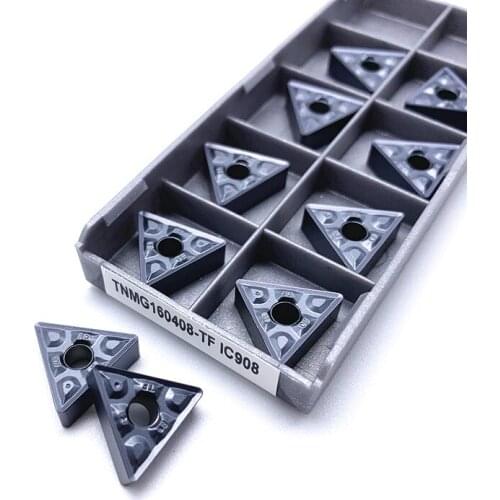 TNMG160408-TF IC907/IC908 External Turning Tools Carbide insert TNMG Lathe cutter Tool of Lathe tool turning insert