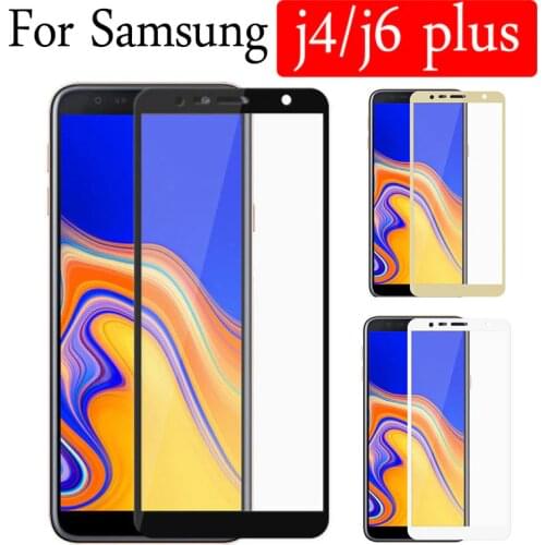 Protective Glass On The For Samsung j6 j4 plus Screen Protector Galaxy j6plus j4plus Tempered Glas Samsun Samsong galax Galxy 9H