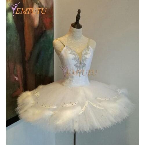 Women White Swan Lake Professional Ballet Tutus White Feather Professional Tutus Odette Classical Ballet Tutu Dress Custom Made
