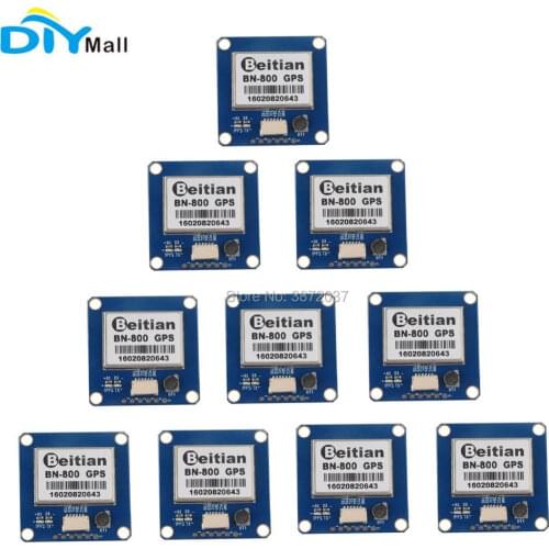 10pcs Beitian BN-800 GPS Module with Flash GPS Glonass BeiDou GPS Passive Antenna for Aircraft Pixhawk Flight Control