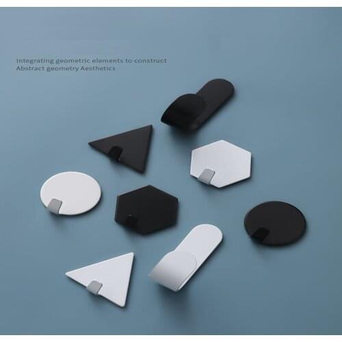 2Pcs/lot Creative cute decorative hook, strong load-bearing viscose wall, no perforation,Clothes hooks