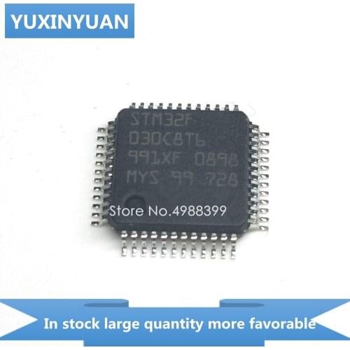 4pcs/lot STM32F030C8T6 STM32F030 QFP