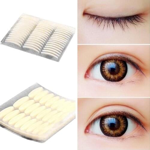 48Pcs Super-sticky Wide Narrow Double Eyelid Sticker Eye Tape Beauty Makeup Tool