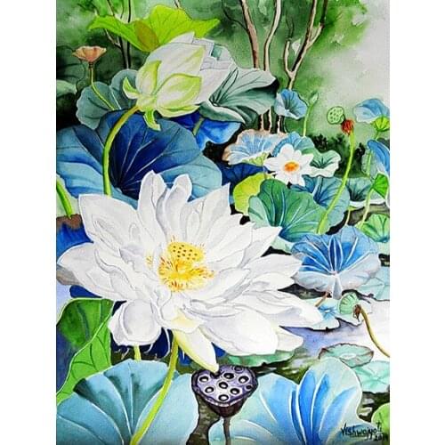 A19289 11CT/14CT/18CT/25CT/28CT oil scenery patterns Counted Cross Stitch DIY Cross Stitch Kits Embroidery Needlework Sets