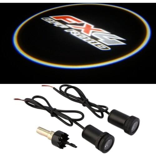 AEING 2pcs LED Door Logo Ghost Shadow Lights LED Courtesy Door Projector Lamps For Ford F150 FX4 OFFROAD