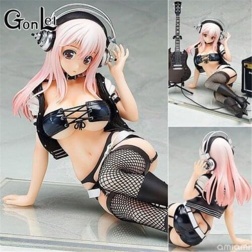 Free Shipping GonLeI FURYU SONICO Action Figure Super Sonic Swimsuit Ver.Sexy PVC Anime Figure Bikini Sexy Girl 13cm gifts