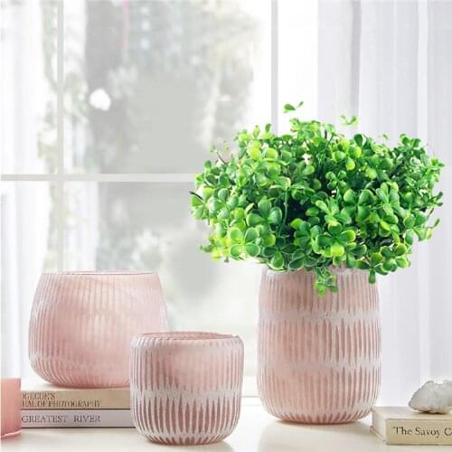 3PCS Artificial Plant Faux Greenery Stem Wedding Home Decoration Artificial Green Plant Eucalyptus Plastic Large Grass Bush