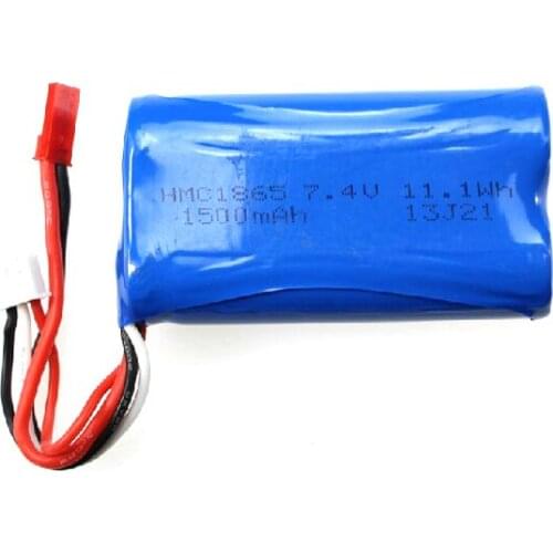 7.4V 1500mAh Lipo Battery for WLtoys WL912 RC Boat 2.4G 4CH RC Speedboat Spare Parts WL912-25