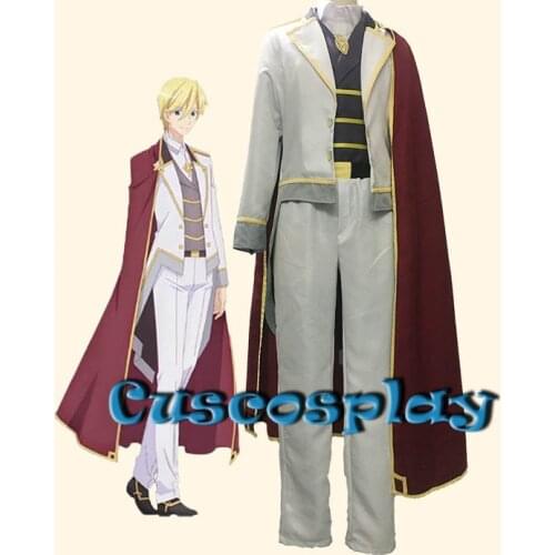 My Next Life As A Villainess: All Routes Lead To Doom! Prince Geordo Stuart Cosplay Costume Unifrom Adult Outfit Fancy Suits