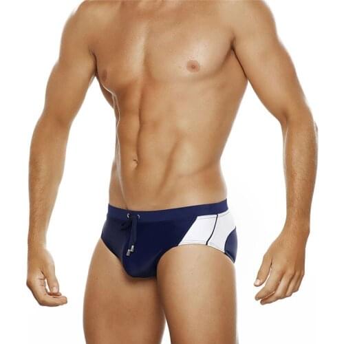 Men Underwear Sexy Swimming Briefs Low Waist Swimwear Drop with Push-up Pad Sexy Shorts Trunks Summer Beach Pants