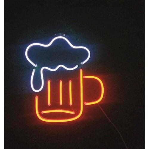 Neon sign bar Ice cream beer wine bottle Neon Wall Lights Room Party Decoration cafe shop neon sign