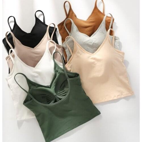 Underwear Women Sports Bra Running Vest Yoga Bra Pad Tops For Fitness Gym Breathable Active Wear Muliti Colors Training Vest