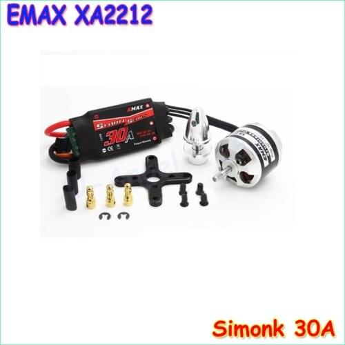 Original EMAX XA2212 820KV 980KV 1400KV Motor With EMAX Simonk 30A ESC Set For RC Model for F450 F550 RC Quadcopter
