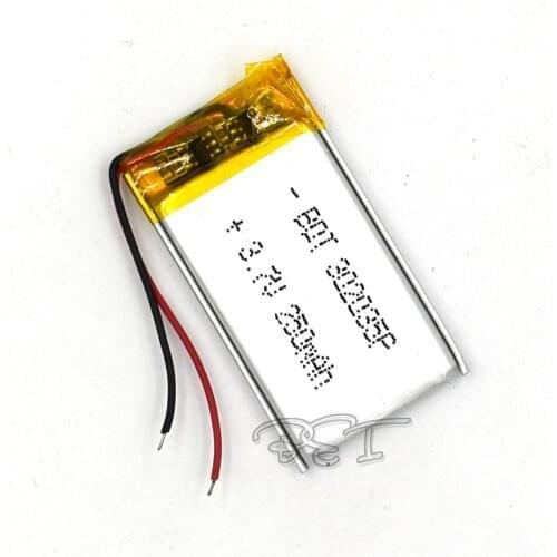 5Pcs 3.7V 302035 250mAh Rechargeable Li-polymer lithium Lipo Li-ion Cell battery For tablet digital Set PSP MP5 GPS