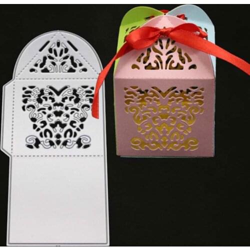 Gift Box Metal Cutting Dies Scrapbooking For Card Making DIY Embossing Butterfly Element Stencils Stamps And Dies 2019 New