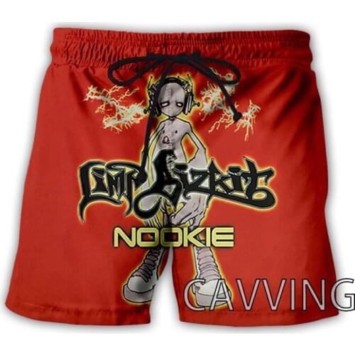 New Fashion Women/Mens 3D Print Limp Bizkit Summer Beach Shorts Streetwear Men Quick Dry Vacation Casual Shorts